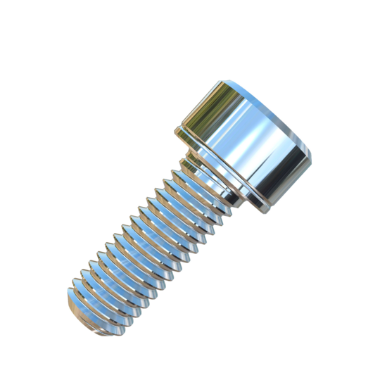 Titanium #10-32 X 1/2 UNF Socket Head Allied Titanium Machine Screw, 160,000 psi Tensile Strength (With Certs and CoC)